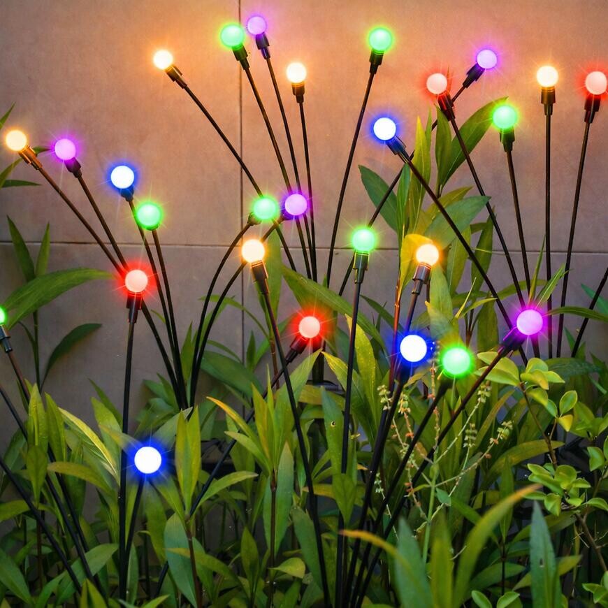 Solárna lampa KULECZKI RGB VO2581