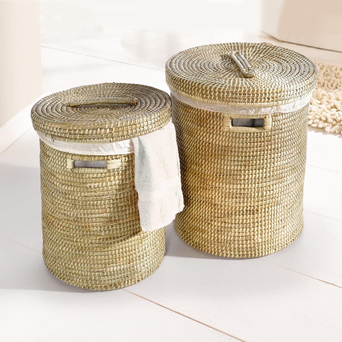 Kôš na bielizeň s vekom, veľký