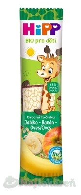 HiPP BIO Ovocná tyčinka Jablko-Banán-Ovos 23 g