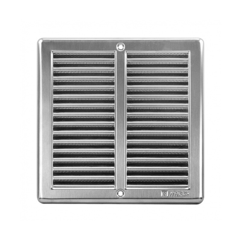 Mriežka vetracia Haco 200×200 mm nerezová