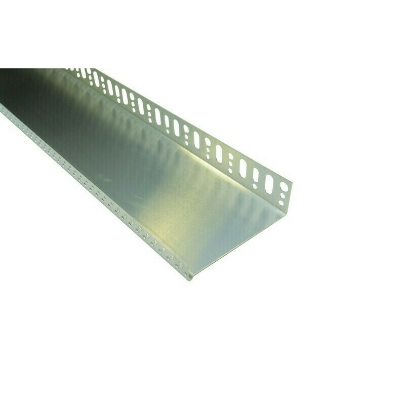 Zakladací soklový hliníkový profil pod ETICS šírky 73 mm, hrúbky 0,8 mm, dĺžky 2,5 m
