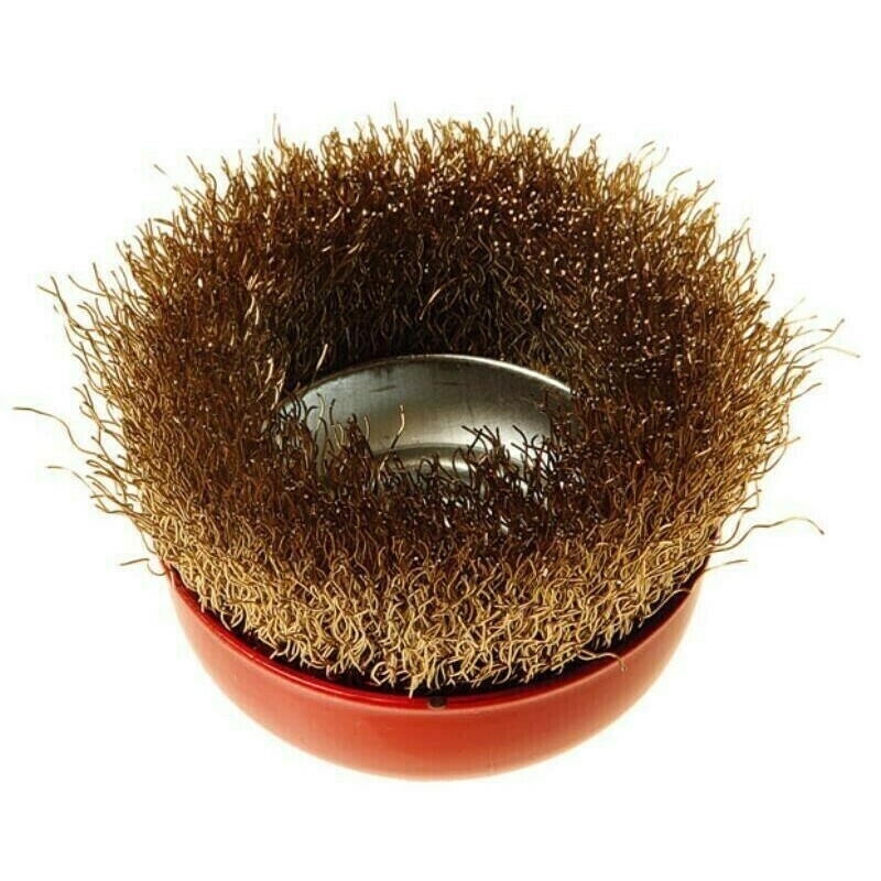 Hrnčeková kefa, vlnitá 75 mm