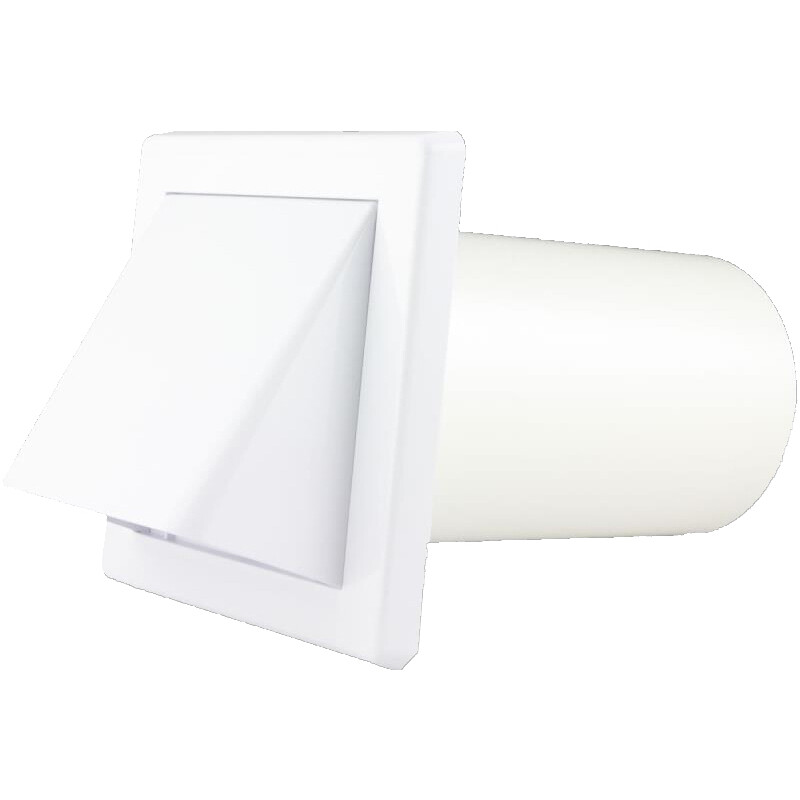 Mriežka vetracia Haco 125/175×175 mm s klapkou