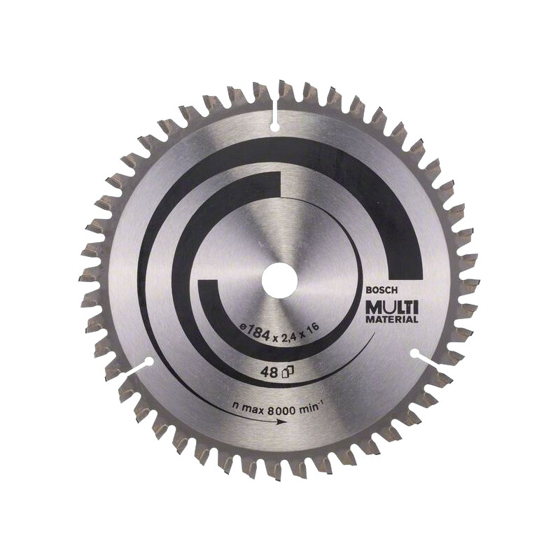 Kotúč pílový na rôzne materiály Bosch Standard for Multi Material 184×16×2,4 mm 48 zubov
