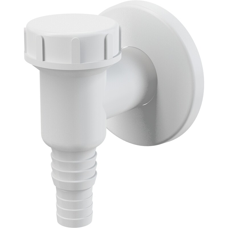 Sifón práčkový nadomietkový Alca APS2 biely