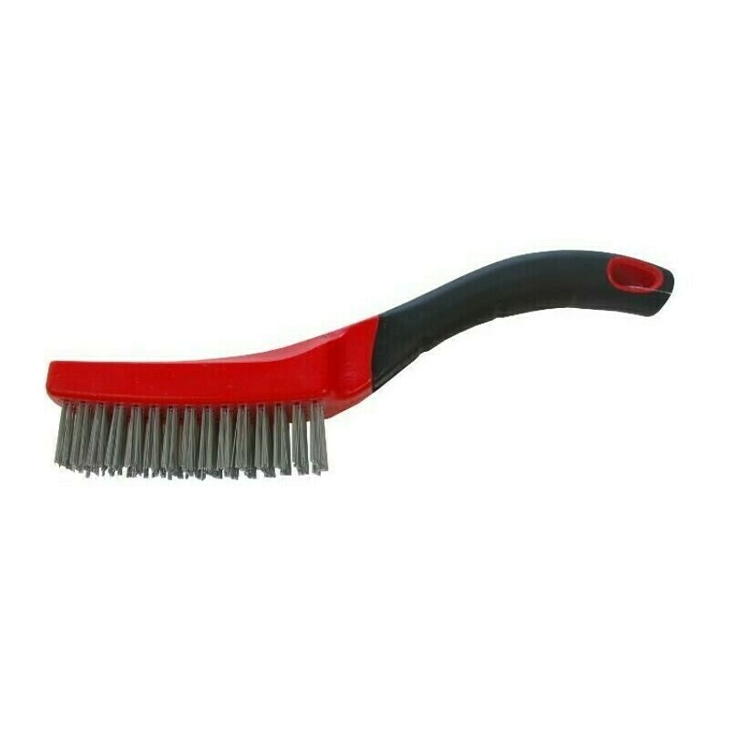 Oceľová kefa 5 radov, plast, dĺ. 300 mm