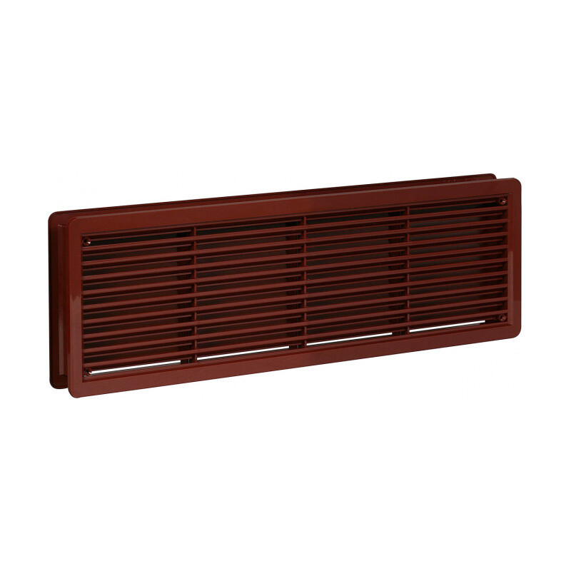 Mriežka dverová Haco 400×130 mm hnedá