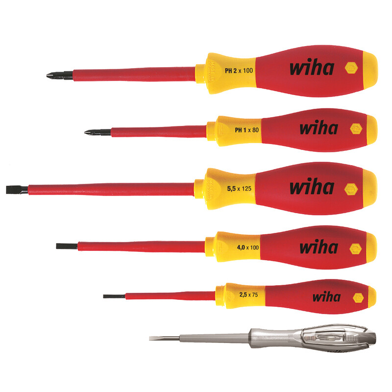 Sada skrutkovačov Wiha Softfinish SF K6 VDE