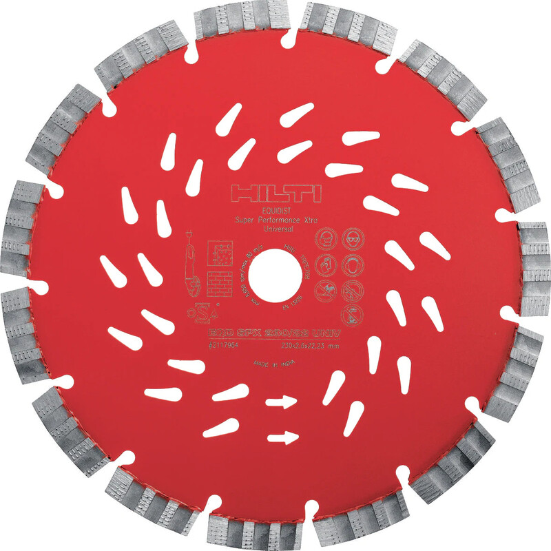 Kotúč rezný DIA Hilti EQD SPX Universal 230×22,23×2,7×12 mm