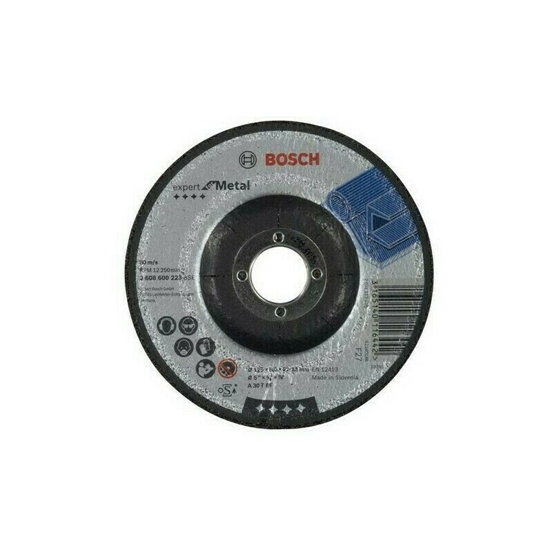 Kotúč brúsny Bosch 125 mm 10 ks