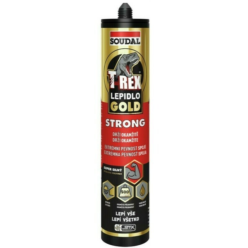 Lepidlo montážne Soudal T-Rex Gold Strong 290 ml