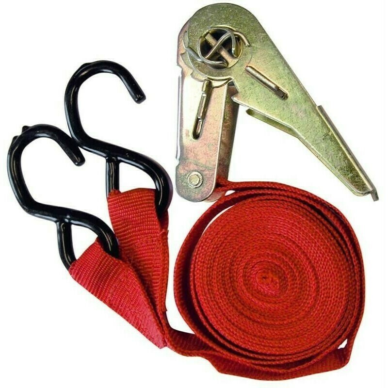 Upínací račňový pás s hákmi 50 mm x 5 m