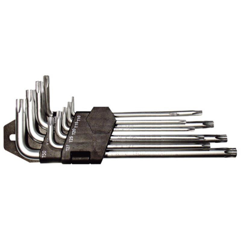 Sada kľúčov Torx Long 1,5–10 mm