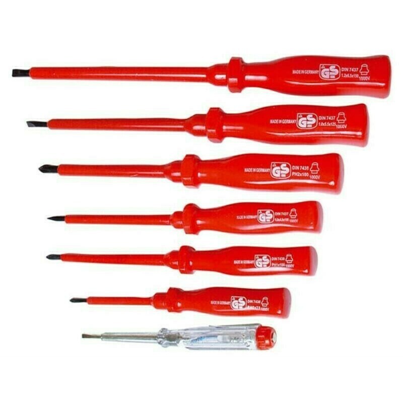 Sada elektro skrutkovačov, sada 7ks/bal.