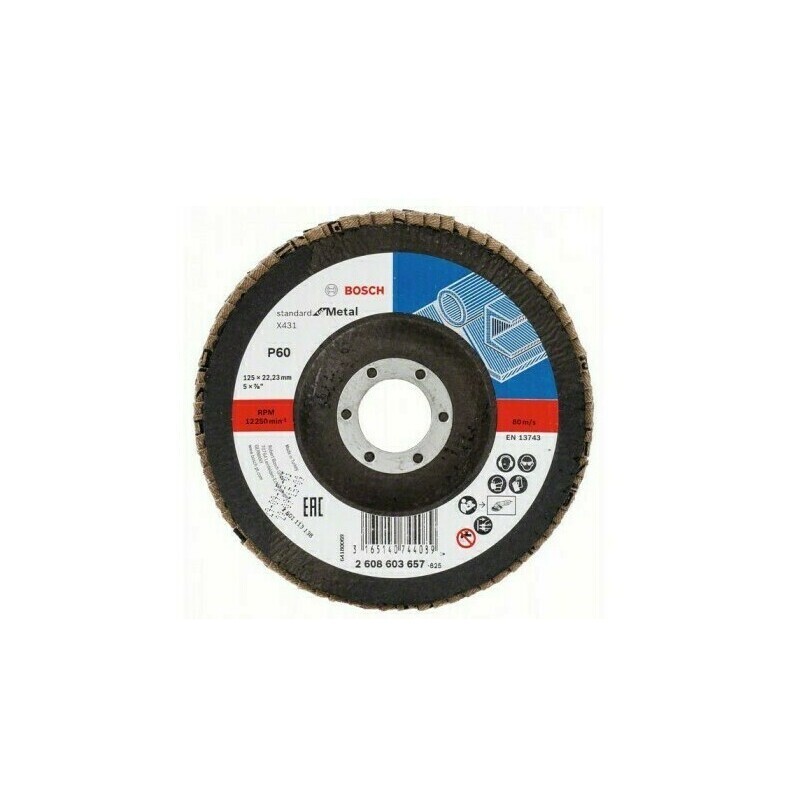 Kotúč obrusovací BoschMetal 60 10 ks