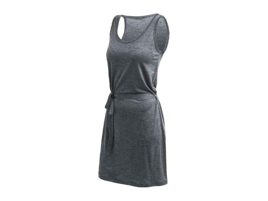 SENSOR MERINO LITE šaty bez rukávov anthracite gray S Veľkosť: S
