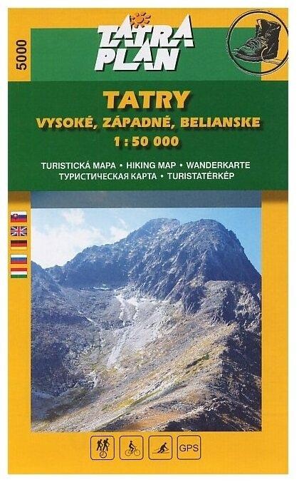 TATRAPLAN Tatry: Vysoké, Západné, Belianske 1:50 000, SJ Veľkosť: Univerzálna veľkosť