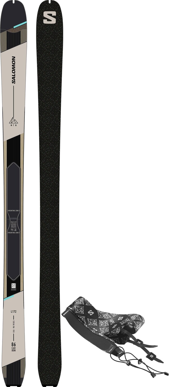 Salomon MTN 86 W Carbon + Skins Veľkosť: 164 cm