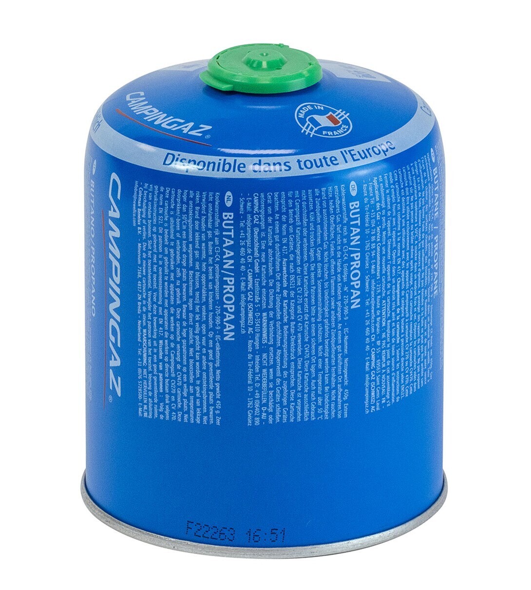 Campingaz CV 470 Plus Gas Cartridge Veľkosť: Univerzálna veľkosť