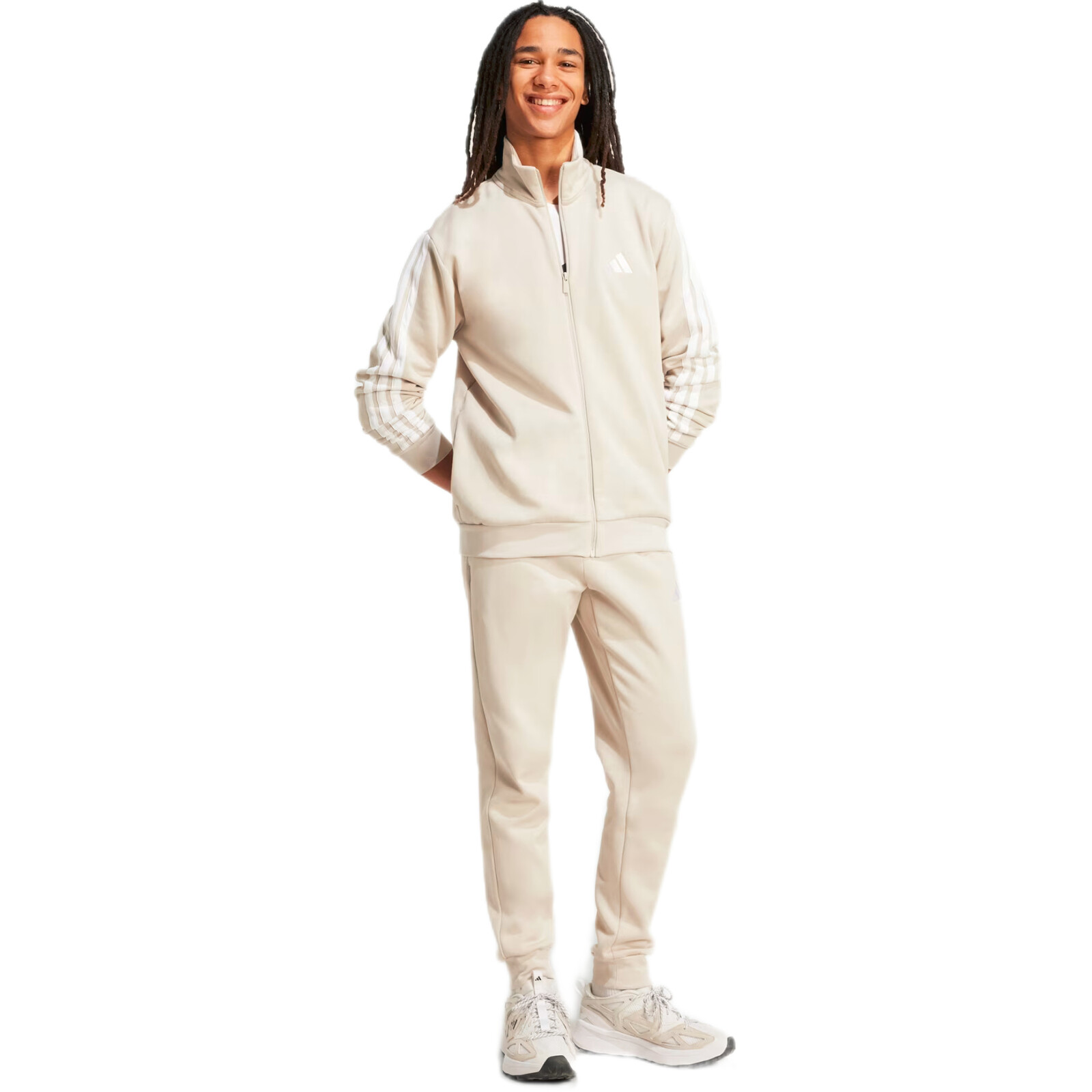 Adidas Sportswear Basic 3-Stripes Fleece Track Suit Veľkosť: XL