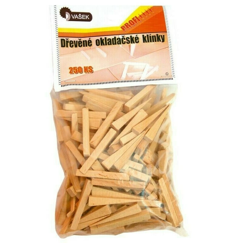 Podlahové drevené klinky 55x20x15-10 mm, 33ks/bal.