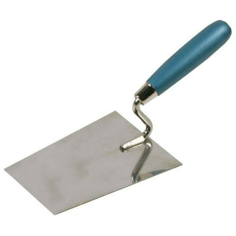 Nerezová lyžica 120x80 mm s drevenou rúčkou