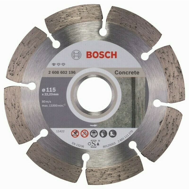 Diamantový rezací kotúč na betón Bosch DIA Standard for Concrete, priemer 115 mm (1ks/obj)