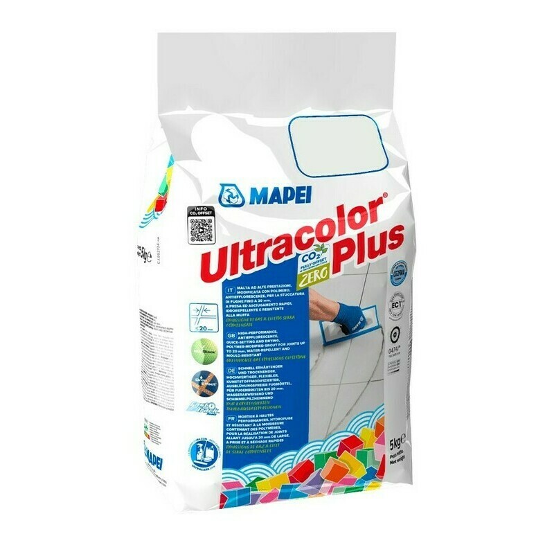 Hmota škárovacia Mapei Ultracolor Plus 5 kg mesačná biela