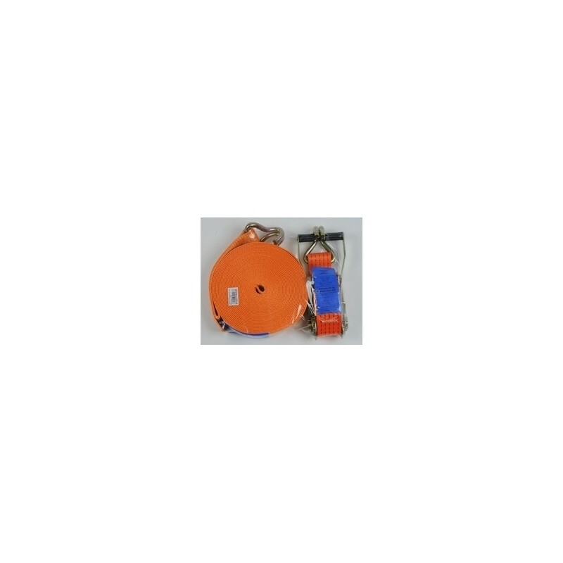 Pás upínací račňový s hákmi 12 m, 5000 kg