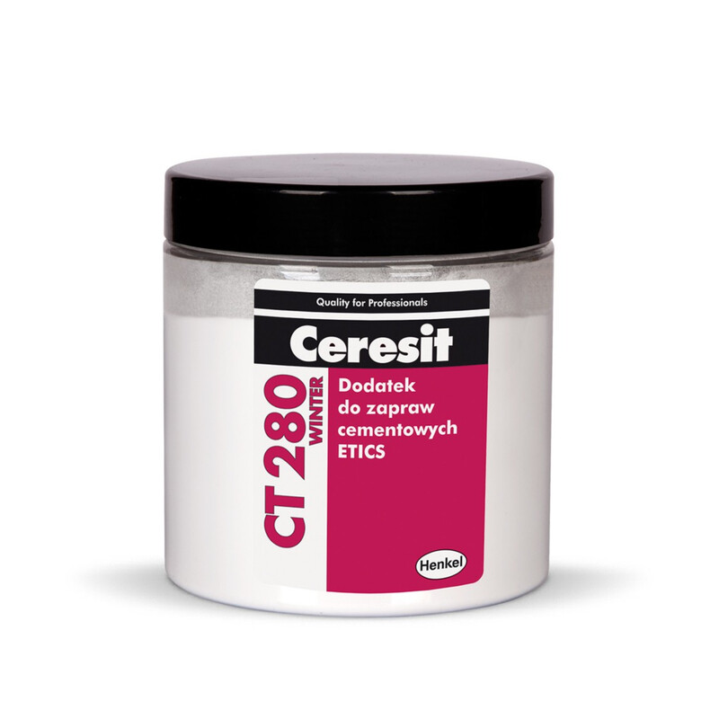 Prísada do cementových lepiacich mált v ETICS Ceresit CT 280 WINTER 250 g