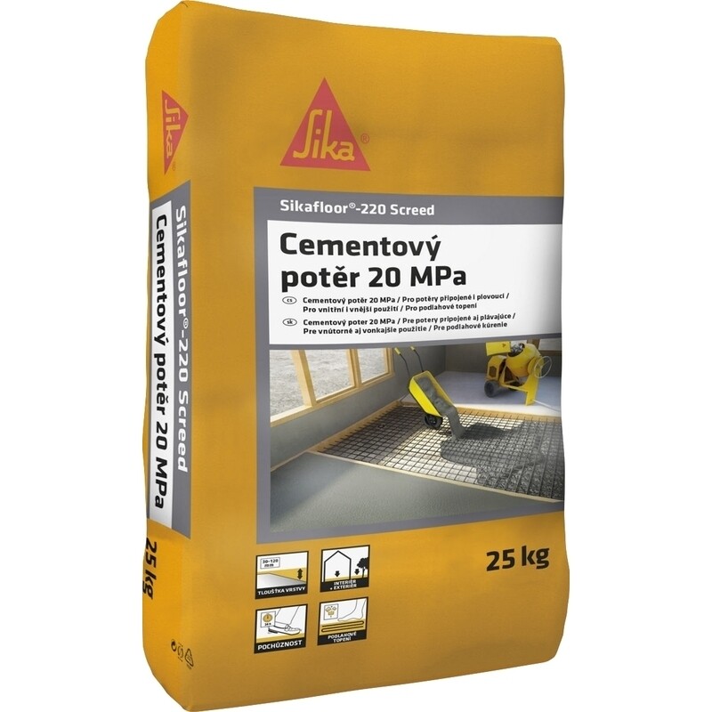 Poter cementový Sikafloor-220 Screed 25 kg