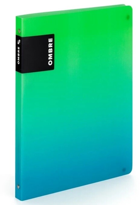 Zakladač A4/4-krúžkový zelený ombre