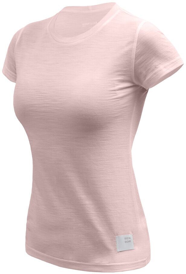 SENSOR MERINO CORDURA dámske tričko kr.rukáv dusty pink Veľkosť: S