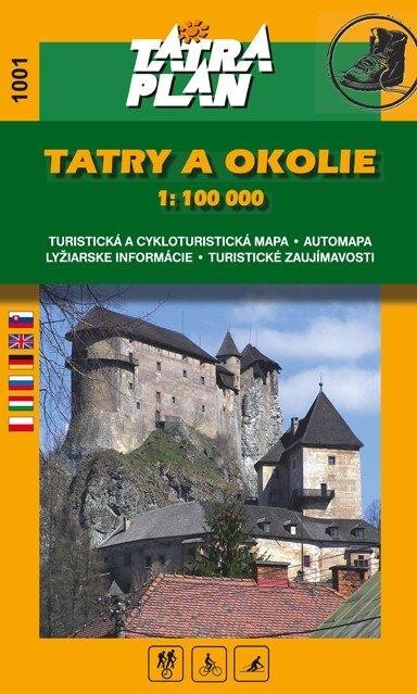 TATRAPLAN Tatry a okolie 1:100 000, SJ Veľkosť: Univerzálna veľkosť