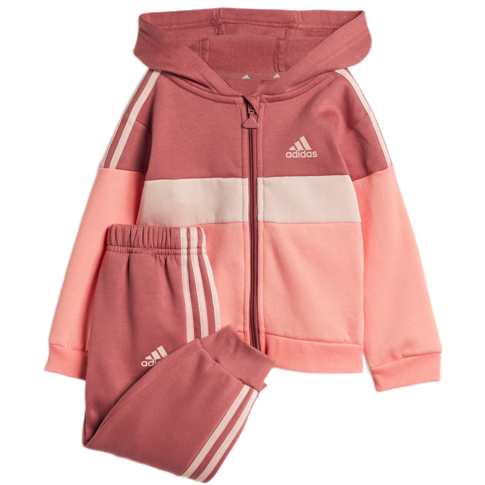 Adidas Tiberio 3-Stripes Colorblock Fleece Track Suit Kids Veľkosť: 104