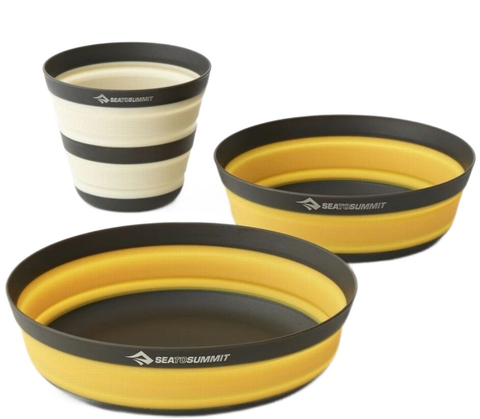 Sea to Summit Frontier UL Collapsible Dinnerware Set 1P 3 Piece Veľkosť: Univerzálna veľkosť