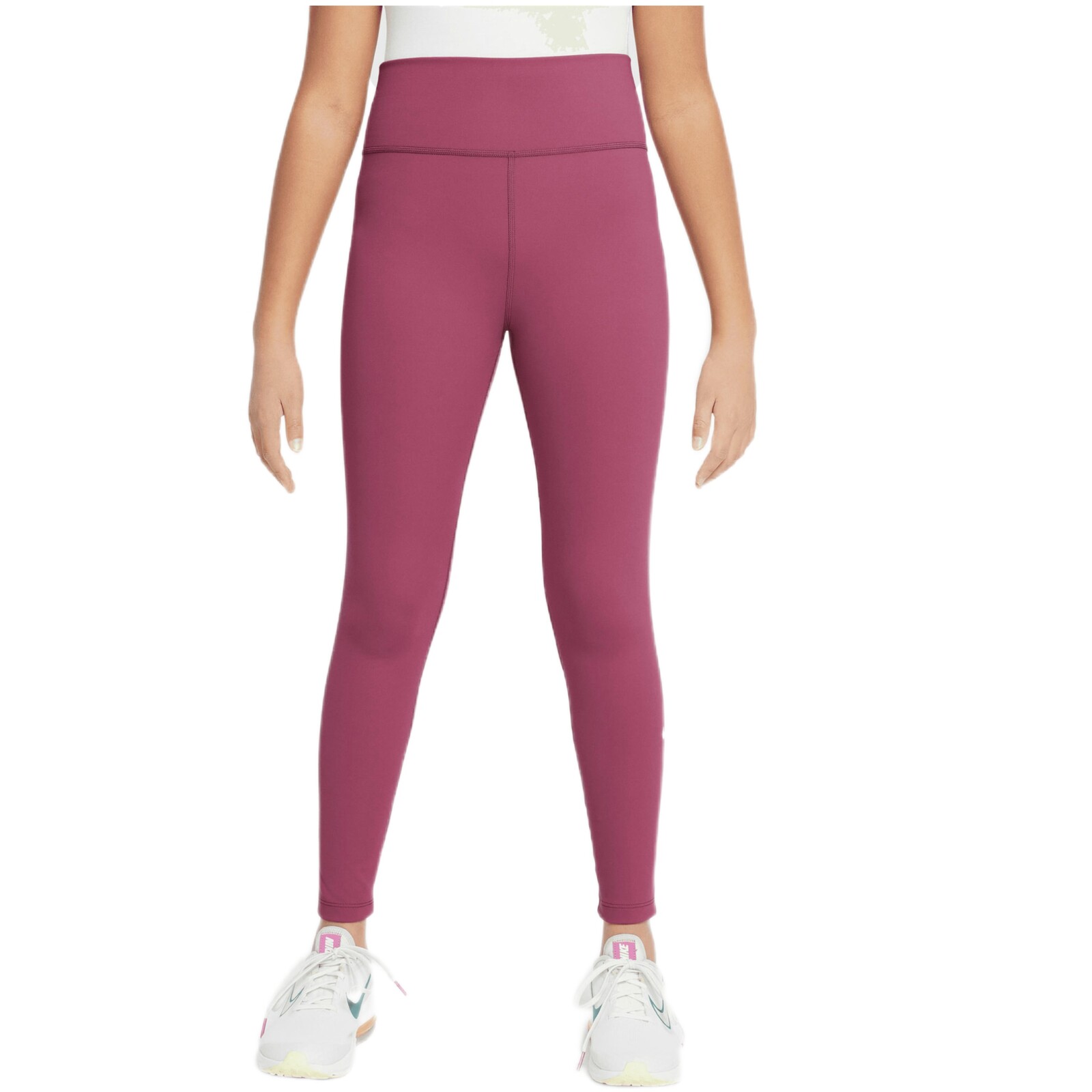 Nike One Older Kids' (Girls') Dri-FIT High-Waisted Veľkosť: XS
