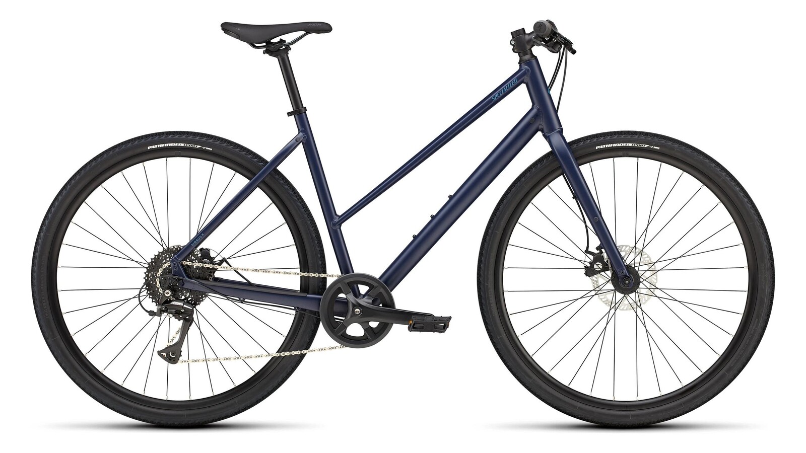 SPECIALIZED Sirrus X 1.0 Step-Through Satin Deep Marine/Grey Blue Reflective Veľkosť: S