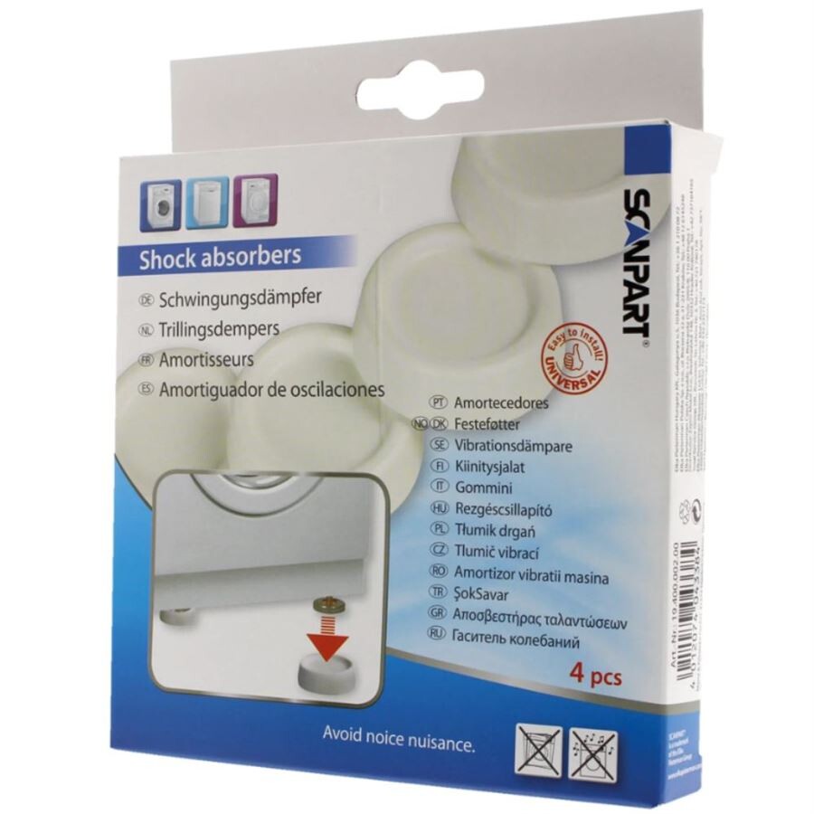 Scanpart SCA1940000200 antivibračné podložky pod práčku, 4 ks