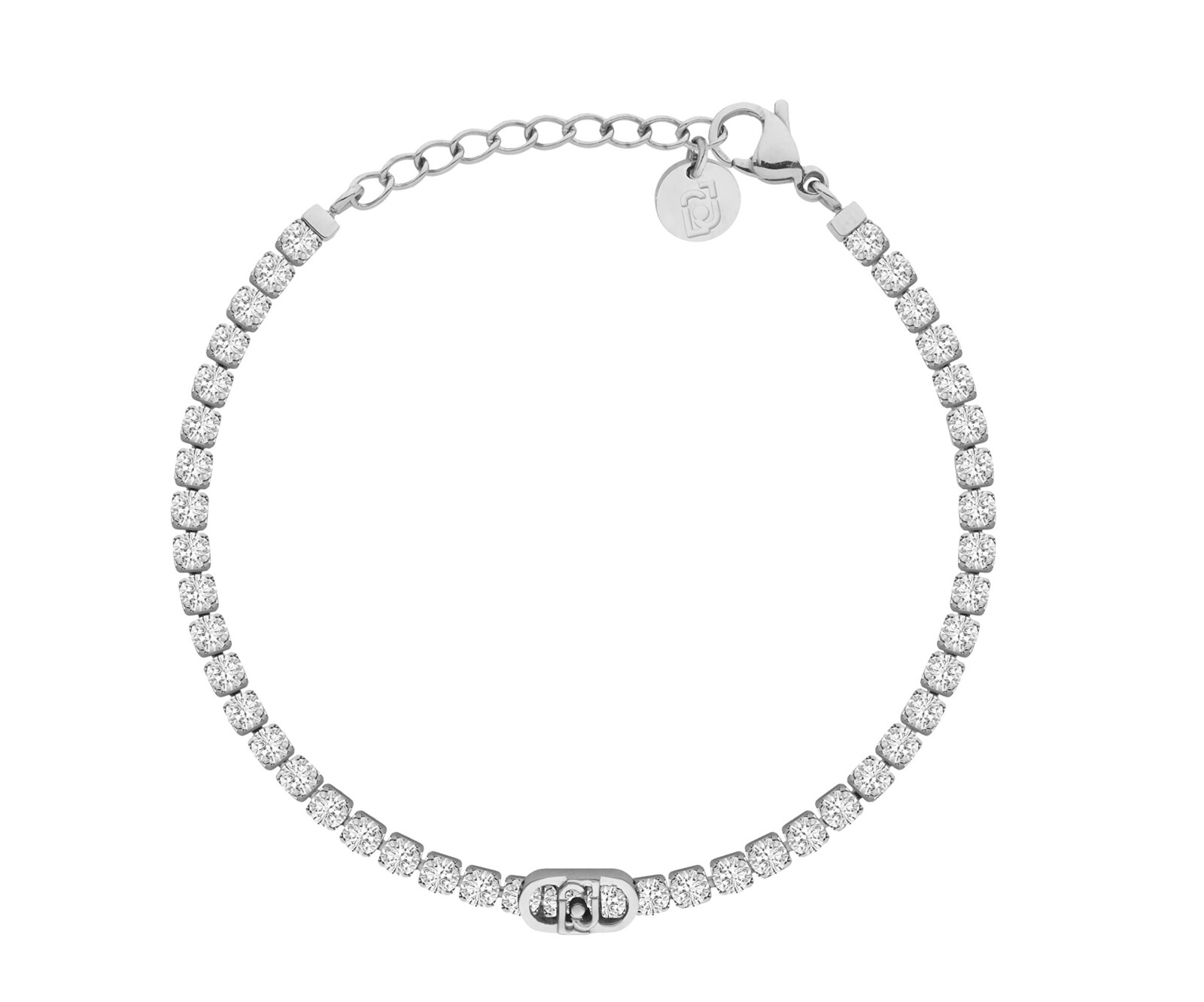 Liu Jo Tenisový náramok s čírymi kryštálmi Stones LJ3215