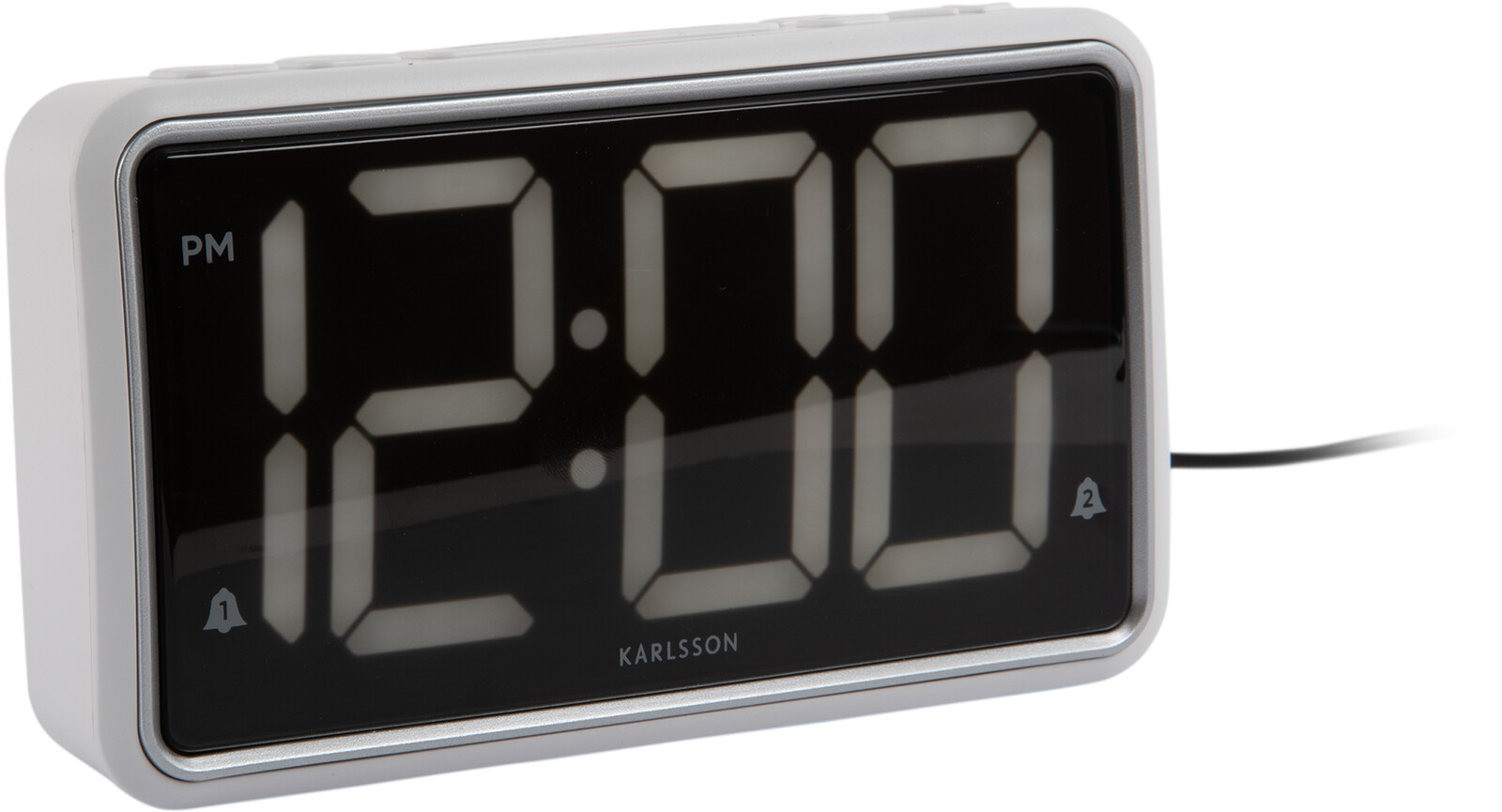 Karlsson Digitálne LED stolové hodiny 6035WH