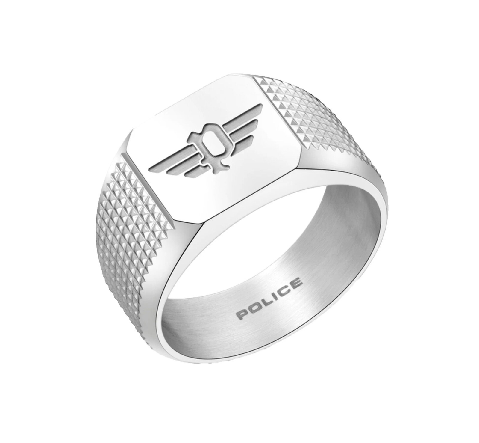 Police Výrazný oceľový prsteň pre mužov PEAGF00335 63 mm