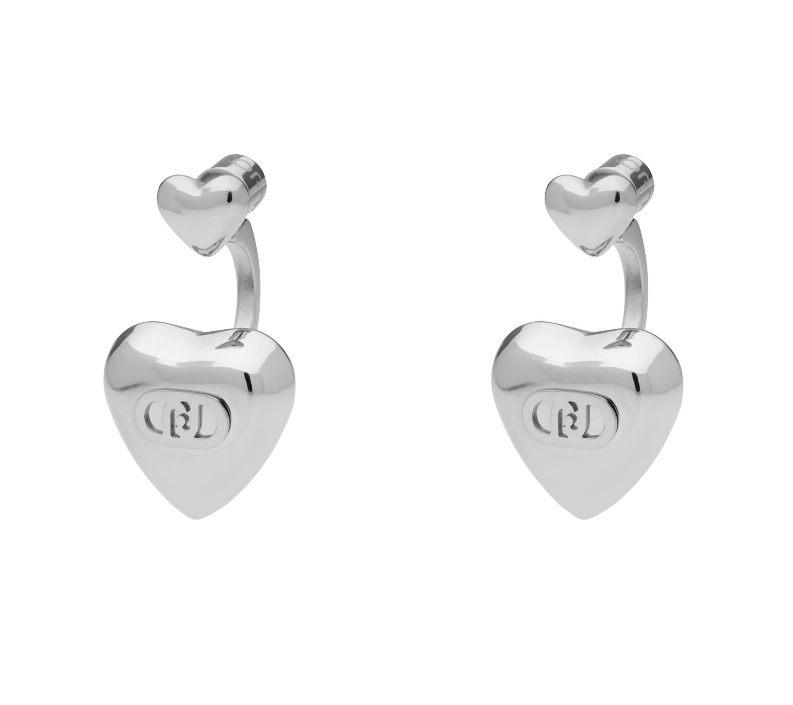 Liu Jo Visiace srdiečkové náušnice z ocele Icones LJ3152