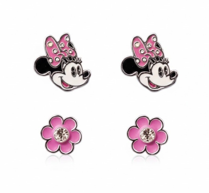 Disney Set náušníc pre dievčatá Minnie Mouse SF00663SRWL.CS (2 páry náušníc)