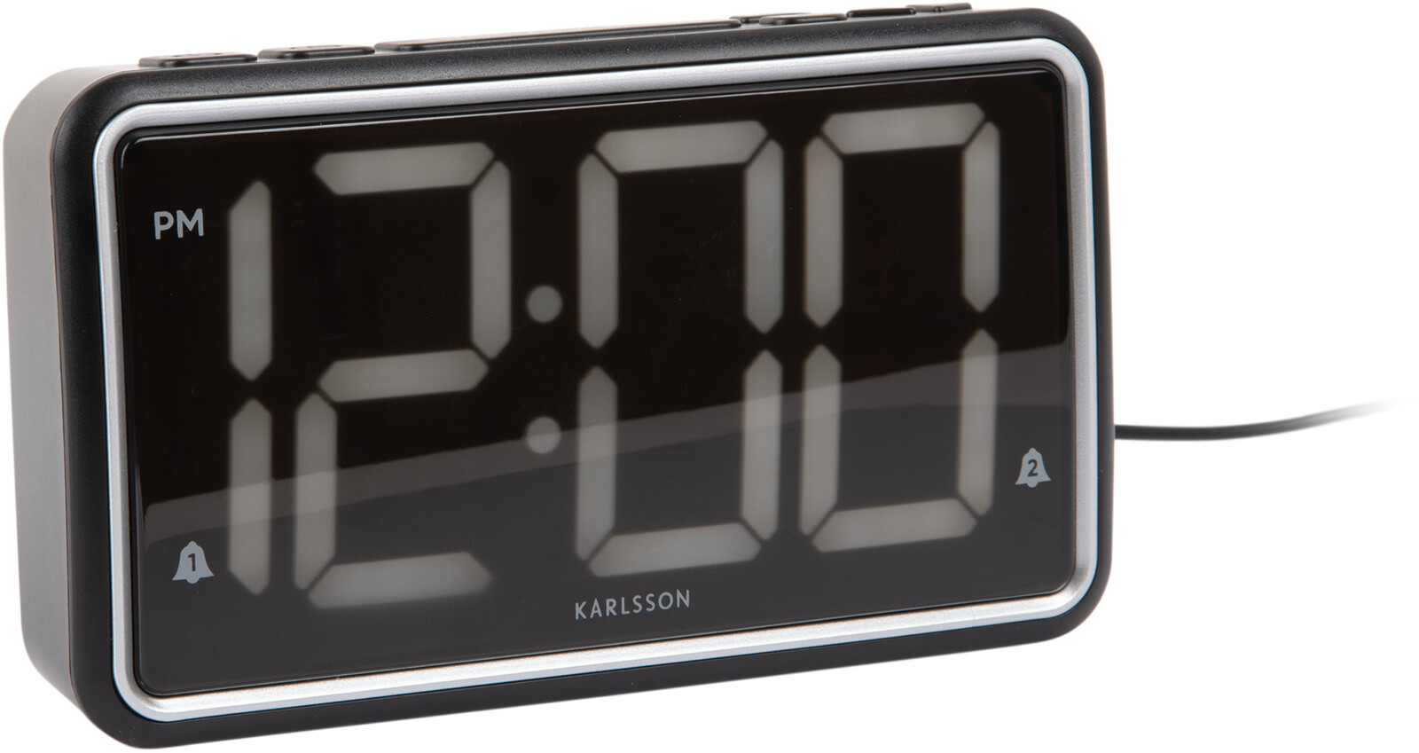 Karlsson Digitálne LED stolové hodiny 6035BK