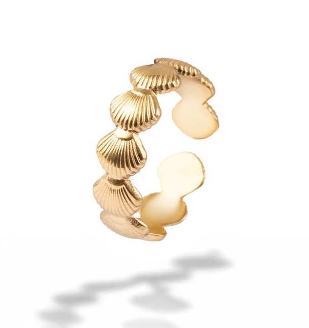 Emily Westwood Pozlátený otvorený prsteň Ophelisse EWR250279G