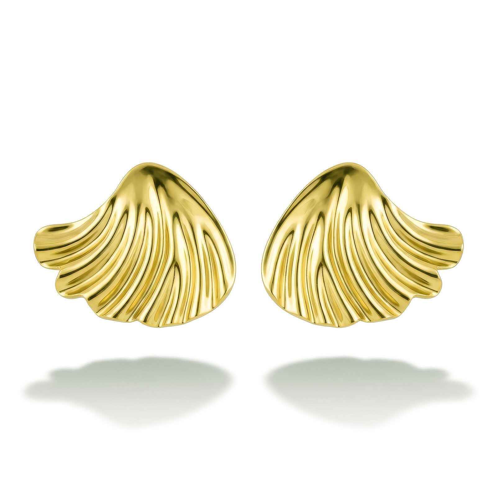 Emily Westwood Neprehliadnuteľné pozlátené náušnice EWE260580G