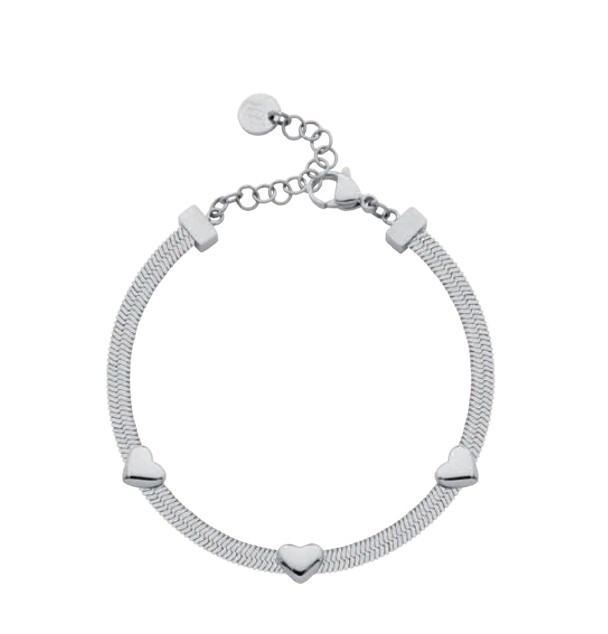 Liu Jo Srdečný oceľový náramok Hádok Icones LJ3188