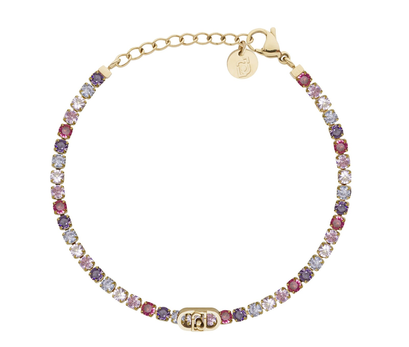 Liu Jo Tenisový náramok s farebnými kryštálmi Stones LJ3219