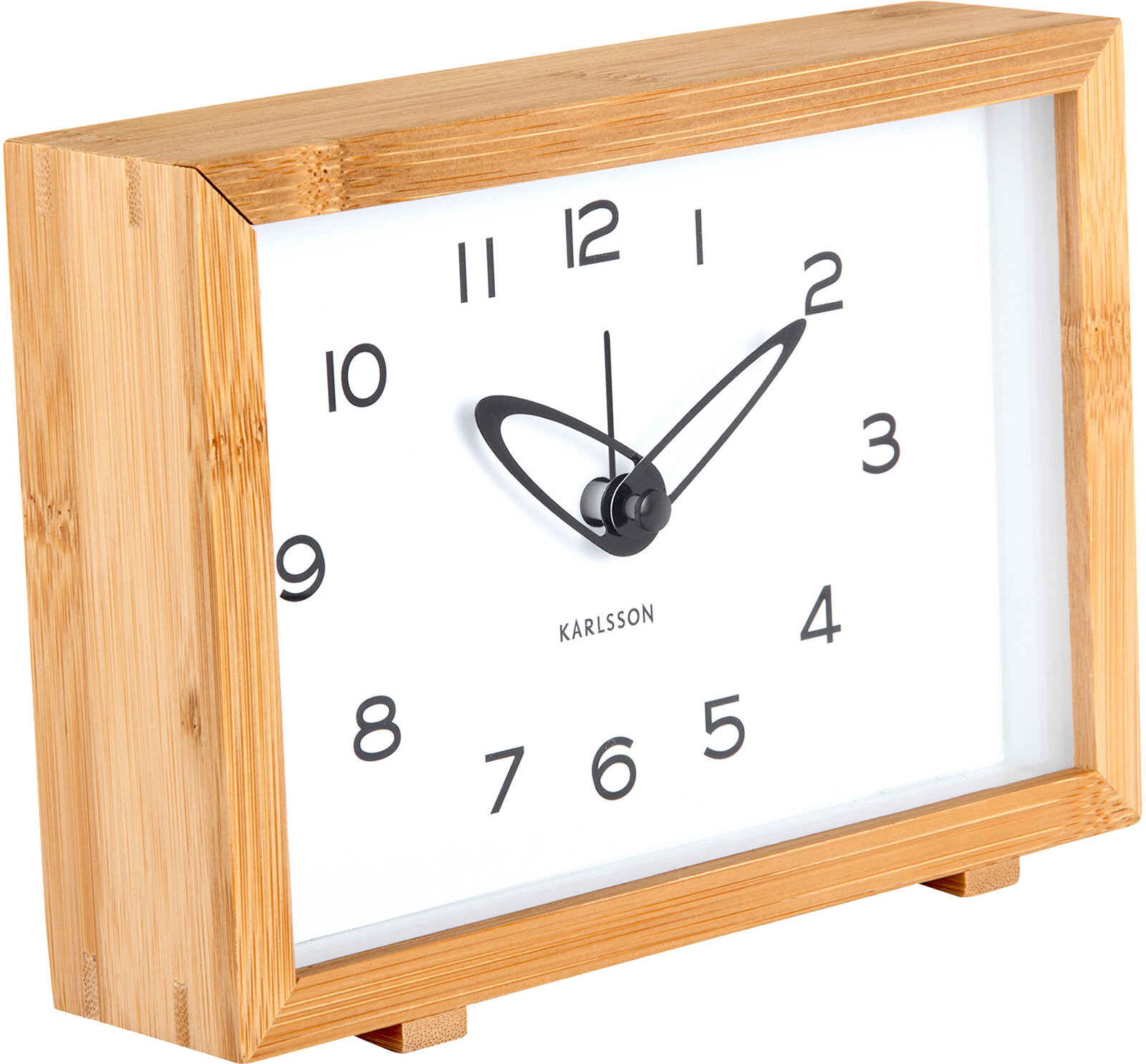 Karlsson Dizajnové hodiny s budíkom 6034WH